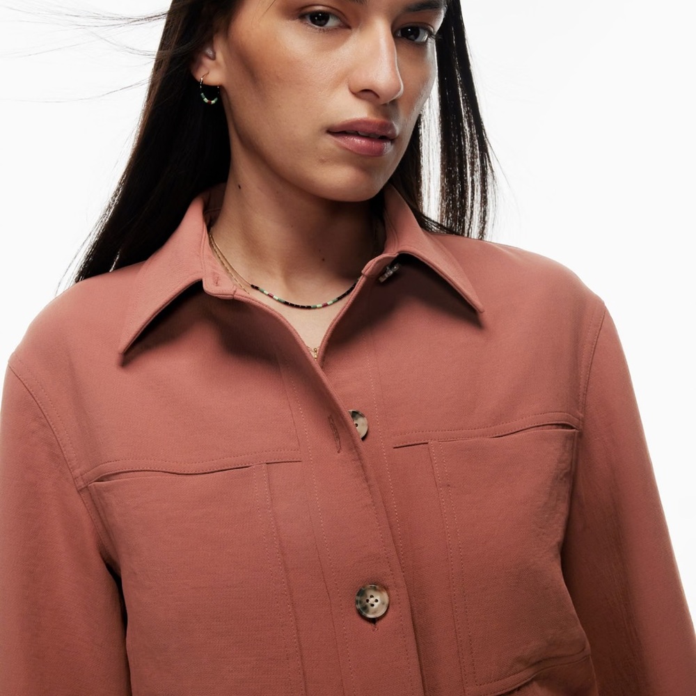 Aritzia Button Down Cropped Jacket - image 3